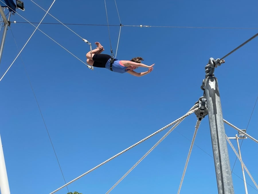 trapeze at club med turkoise