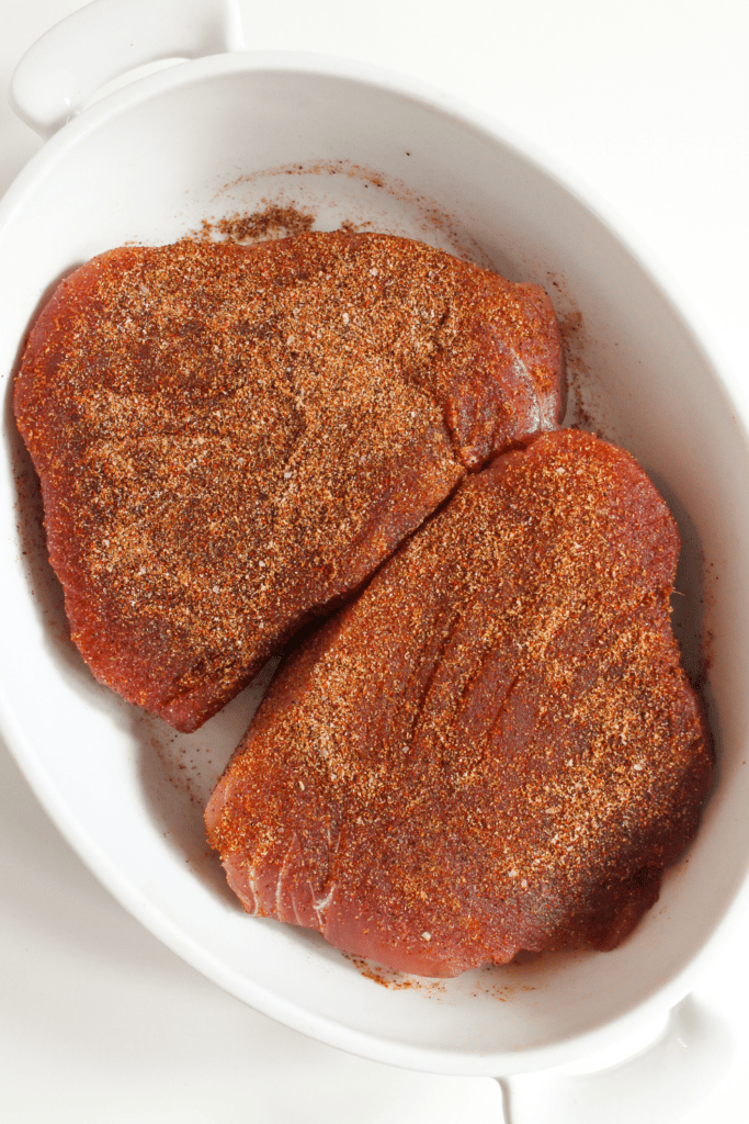 seasoned ahi tuna steaks