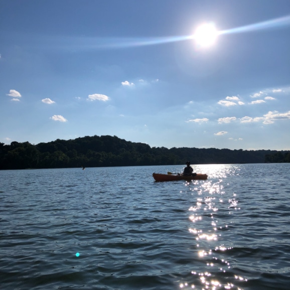kayaking on the potomac river