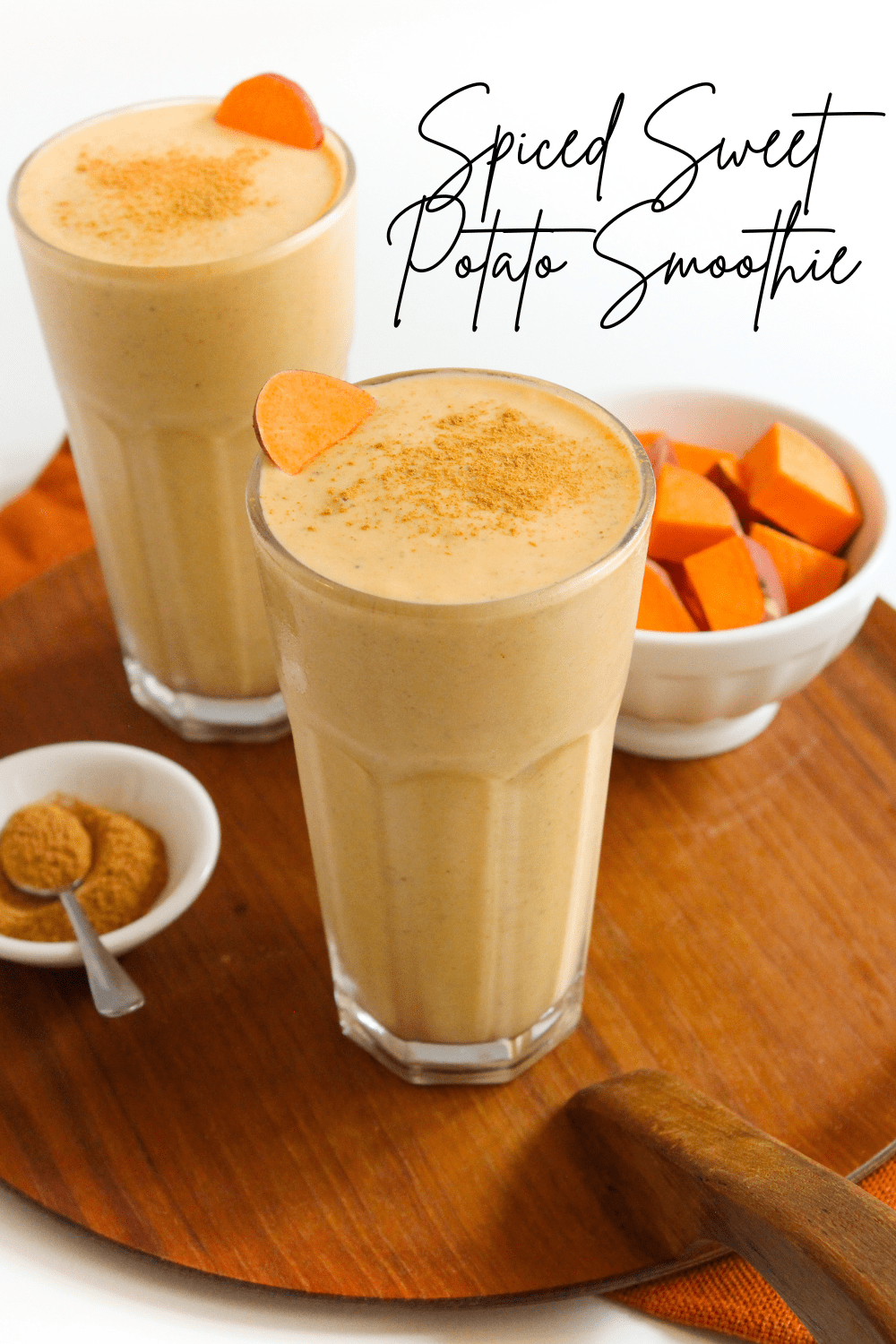 Creamy Spiced Sweet Potato Smoothie with Banana