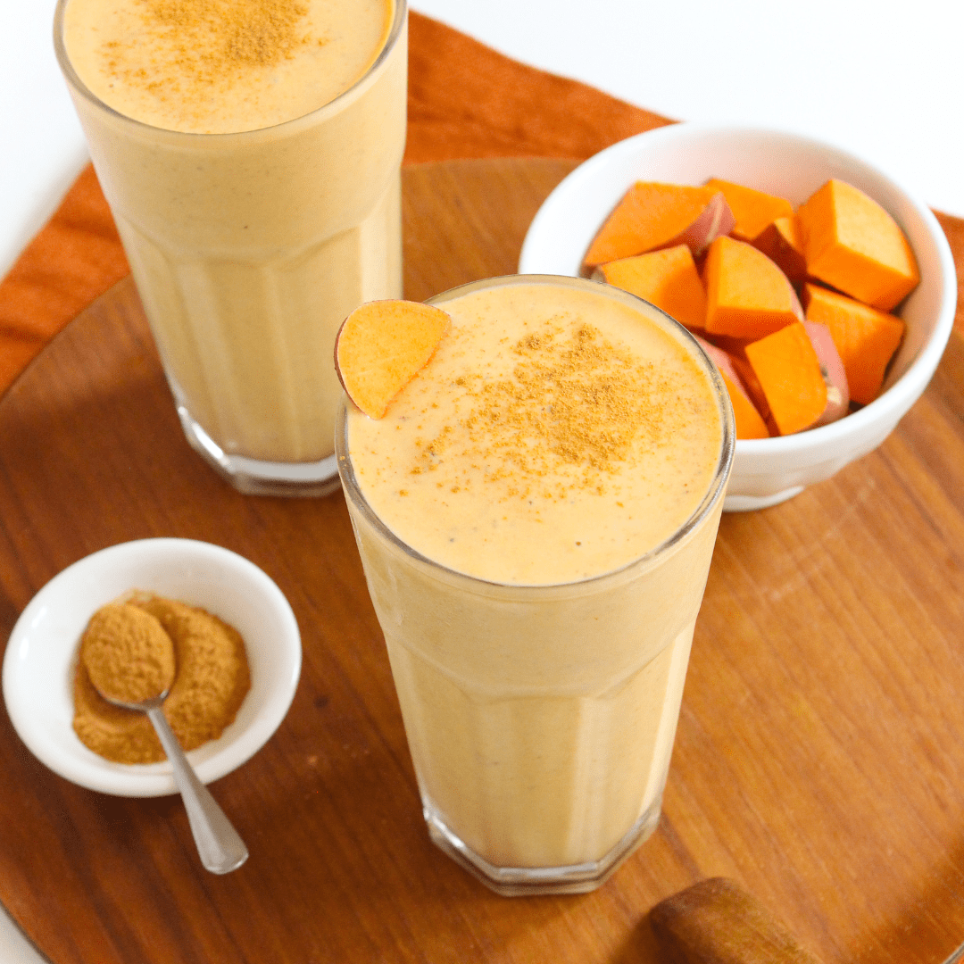 Spiced Sweet Potato Smoothie food