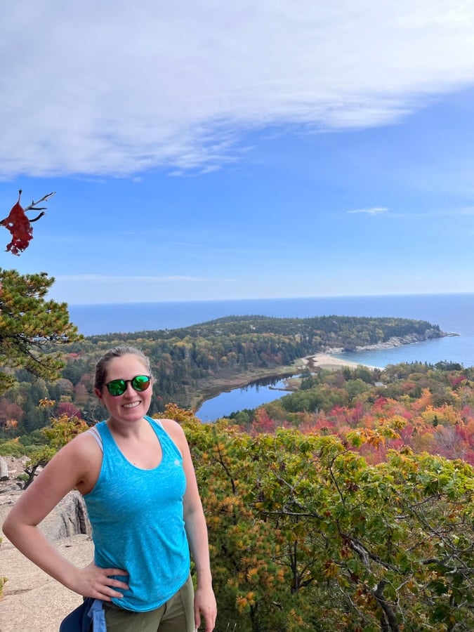 anne mauney on the beehive hike