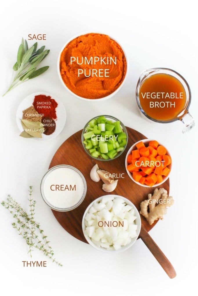 crockpot pumpkin soup ingredients