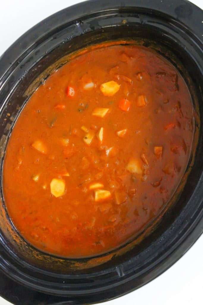 fall soup in a crockpot