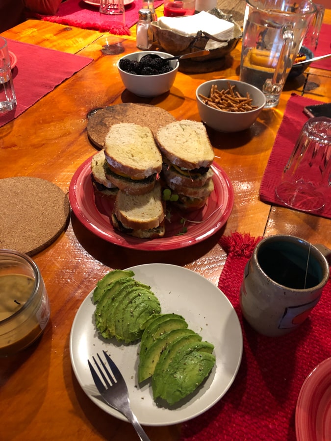 veggie sandwiches with avocado