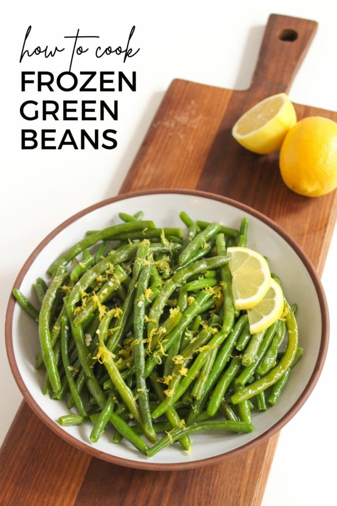 how to cook frozen green beans