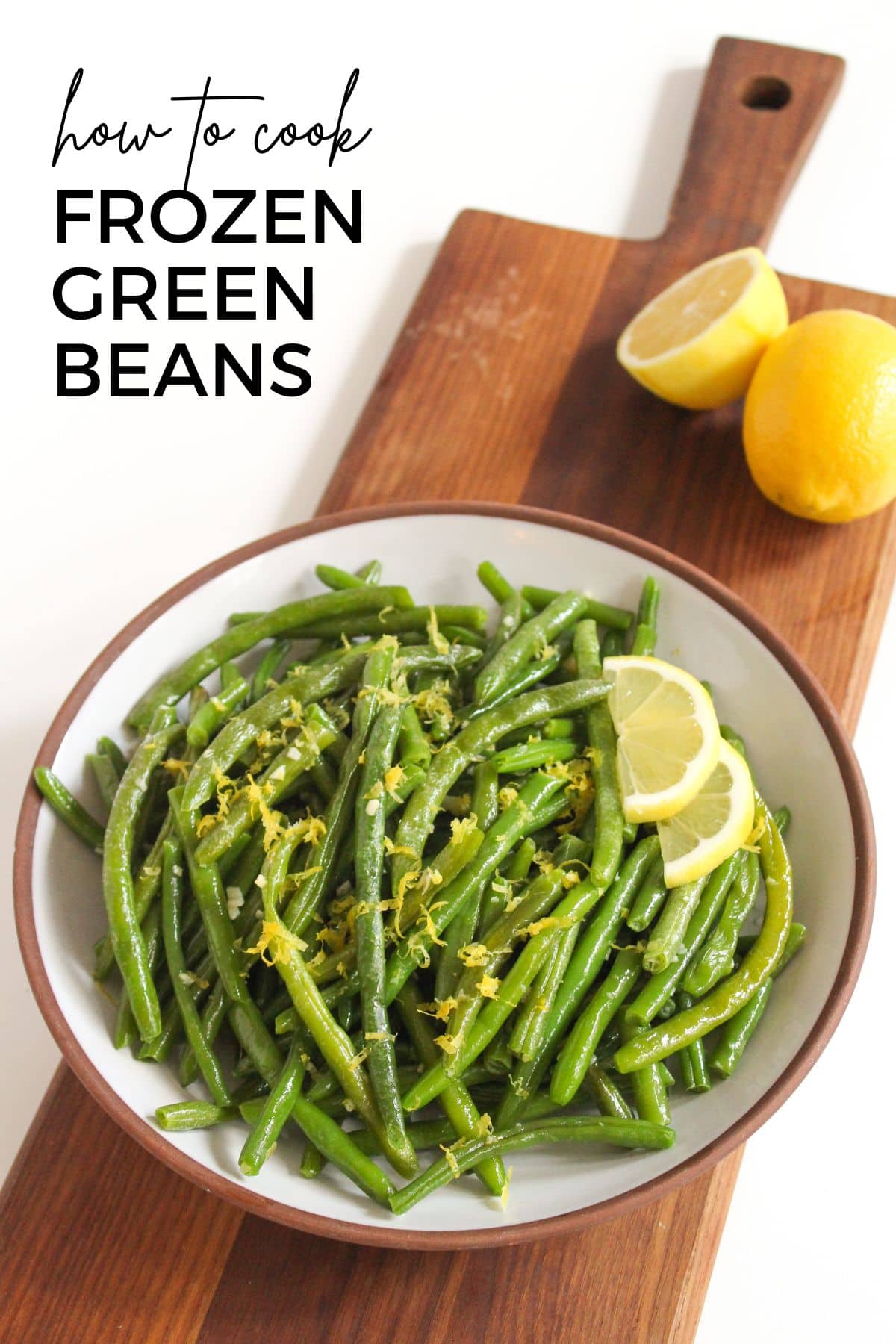 How to Cook Frozen Green Beans food