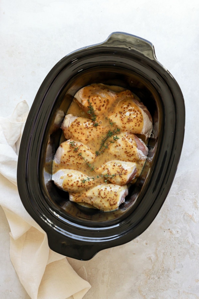 Slow Cooker Chicken Drumsticks (Honey Mustard)