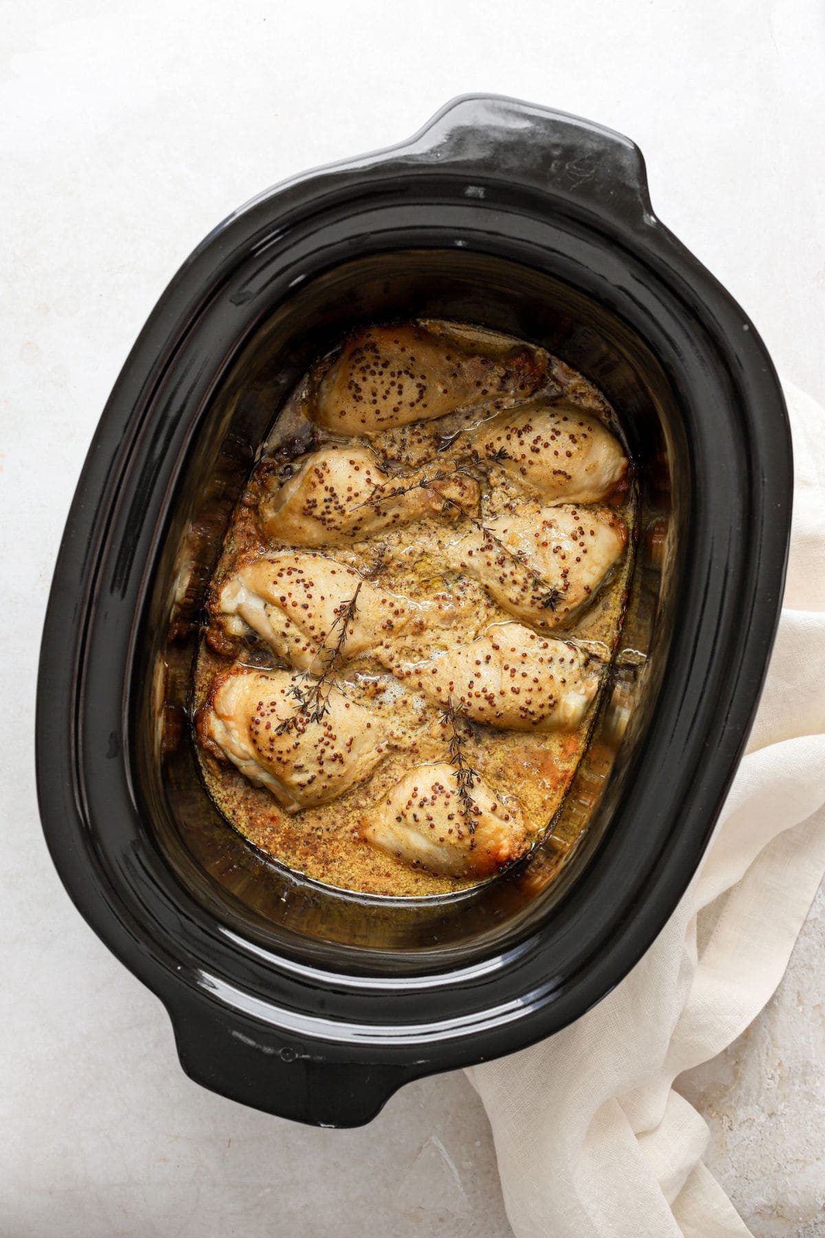 Slow Cooker Chicken Drumsticks (Honey Mustard)