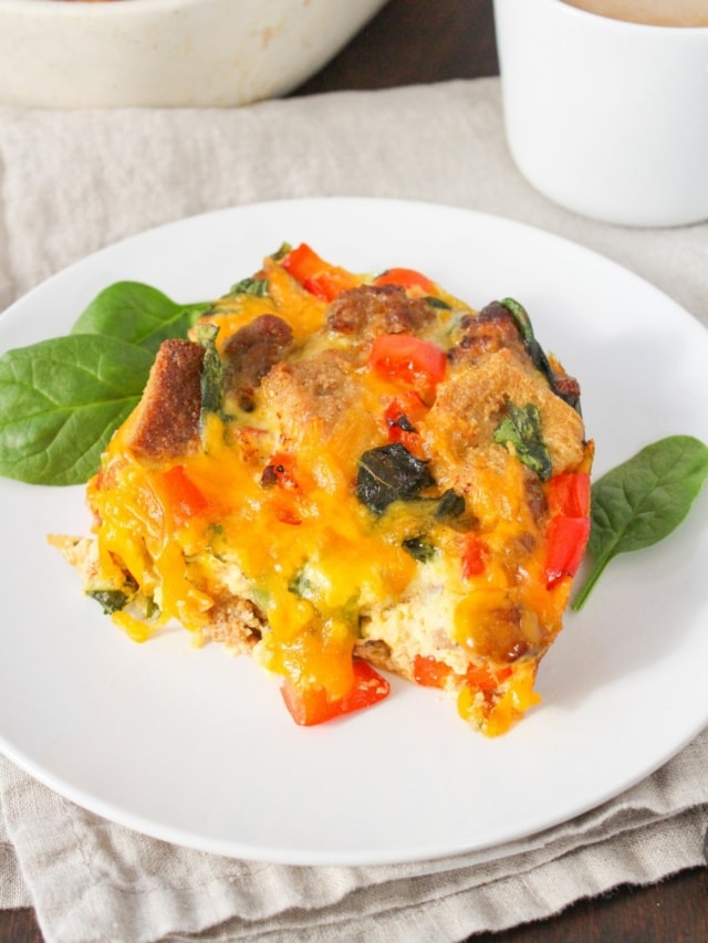 Baked Sausage Egg Casserole food