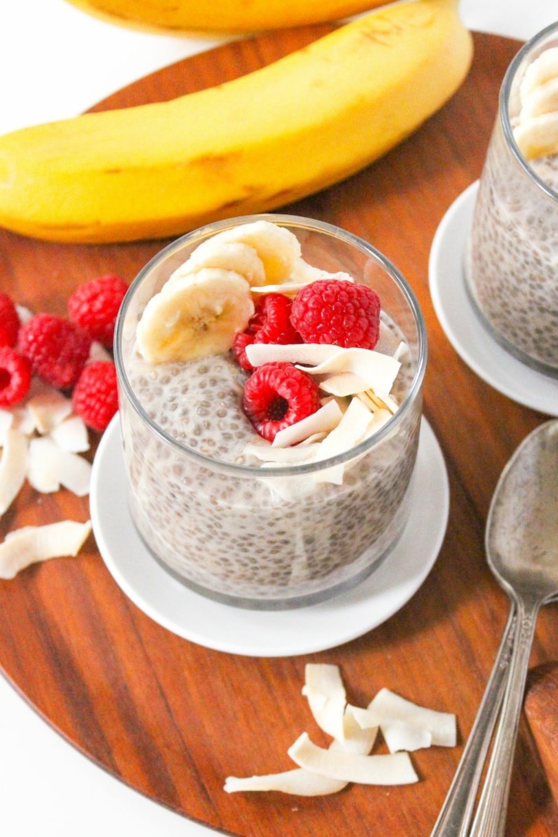 Coconut Banana Chia Pudding web story 1