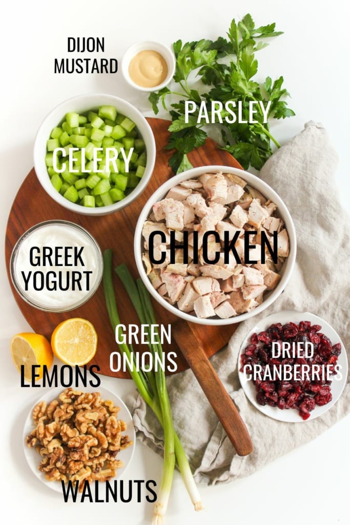 walnut cranberry chicken salad ingredients