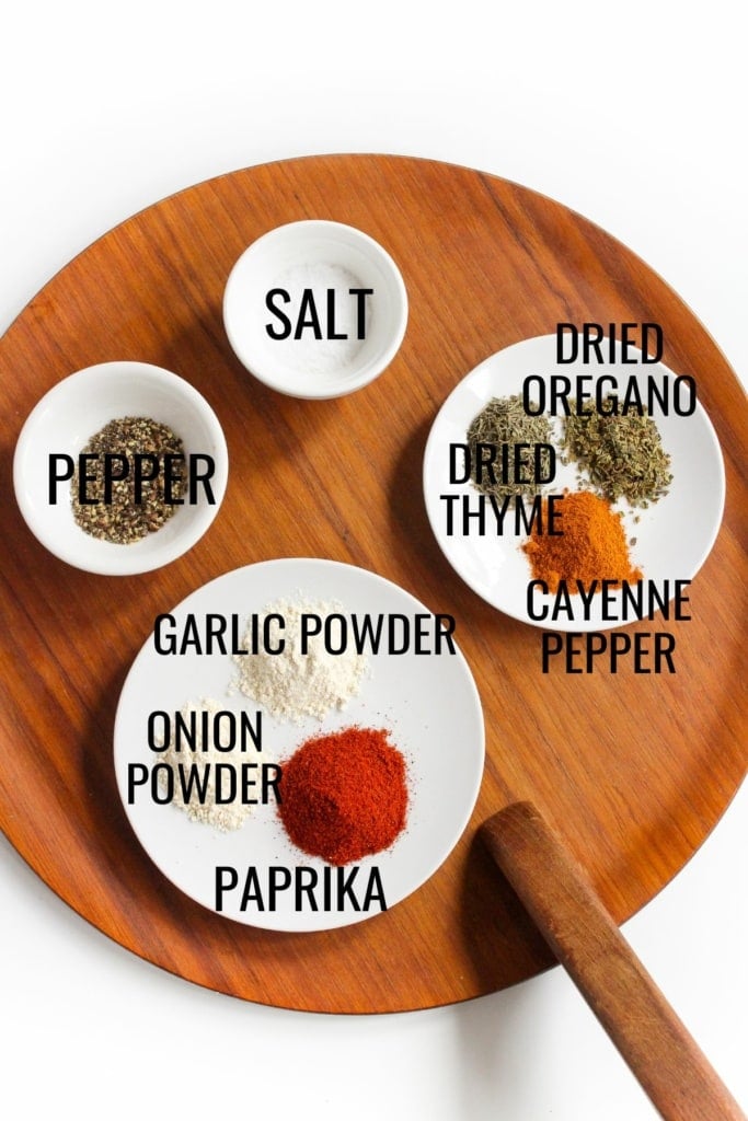 homemade blackened salmon seasoning ingredients