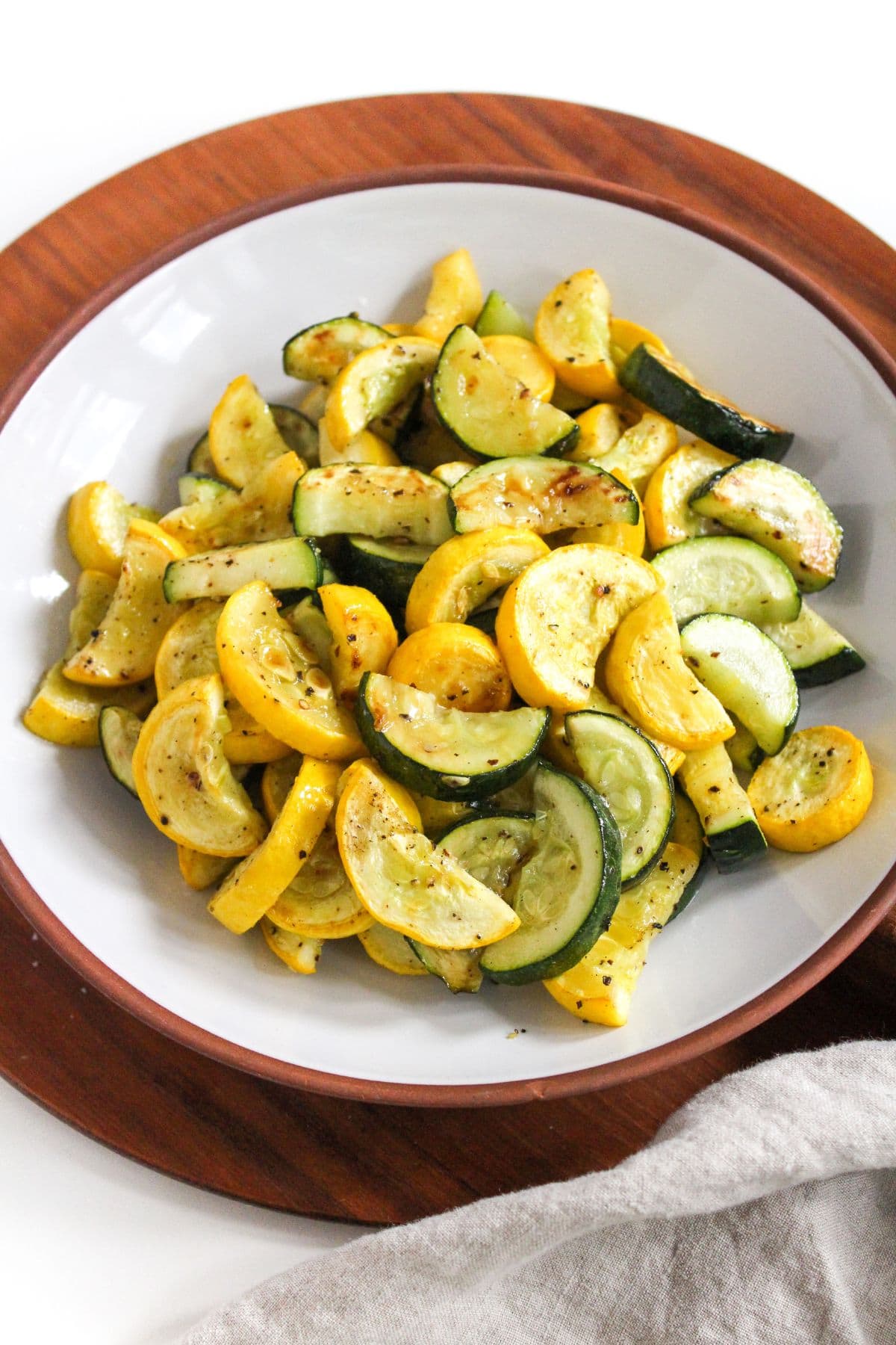 Oven Roasted Zucchini and Squash food