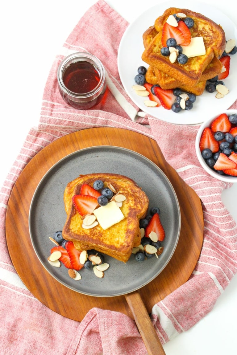 Almond Milk French Toast (Dairy Free) food