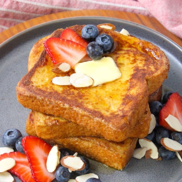 Almond Milk French Toast (Dairy Free)