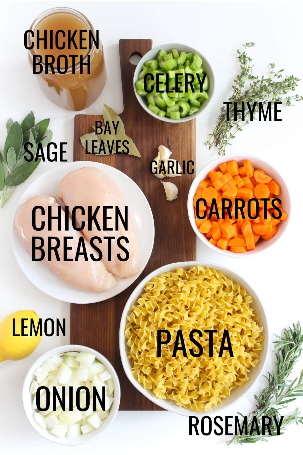 chicken noodle soup ingredients