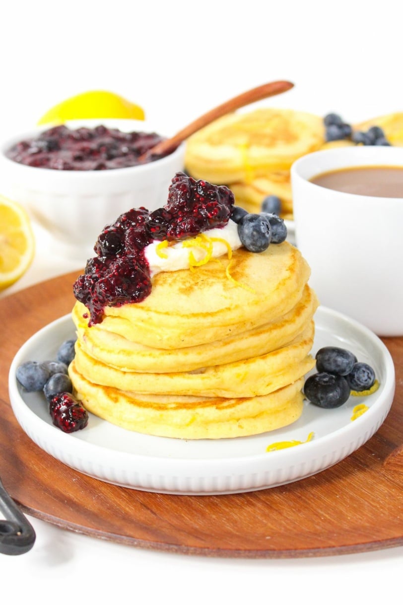 Lemon Ricotta Pancakes web story 1