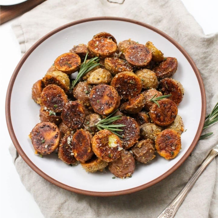 Crispy Roasted Mini Potatoes (2 Ways)