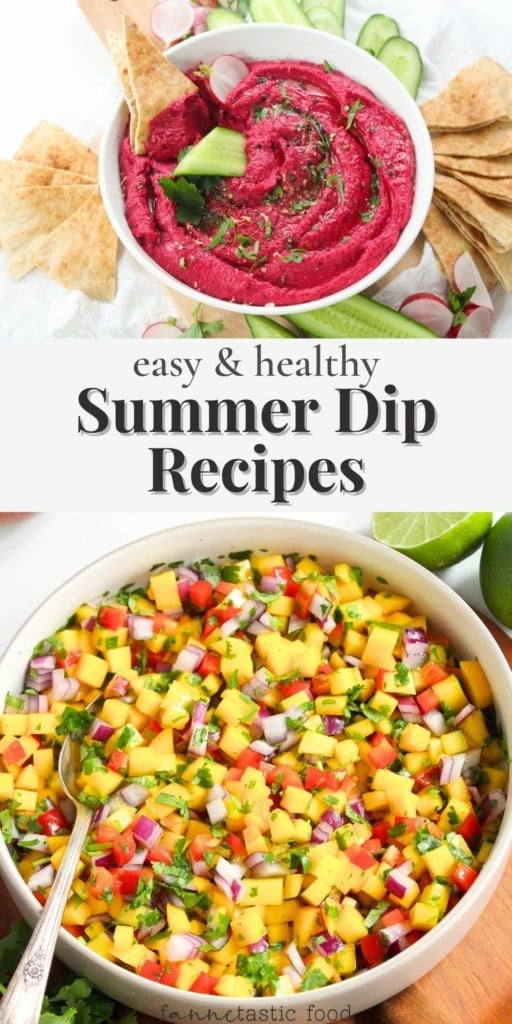 easy and healthy summer dip recipes