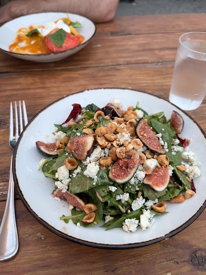 fig salad from stracci pizza