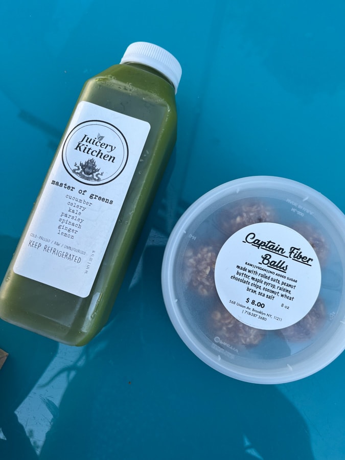 snacks from the juicery