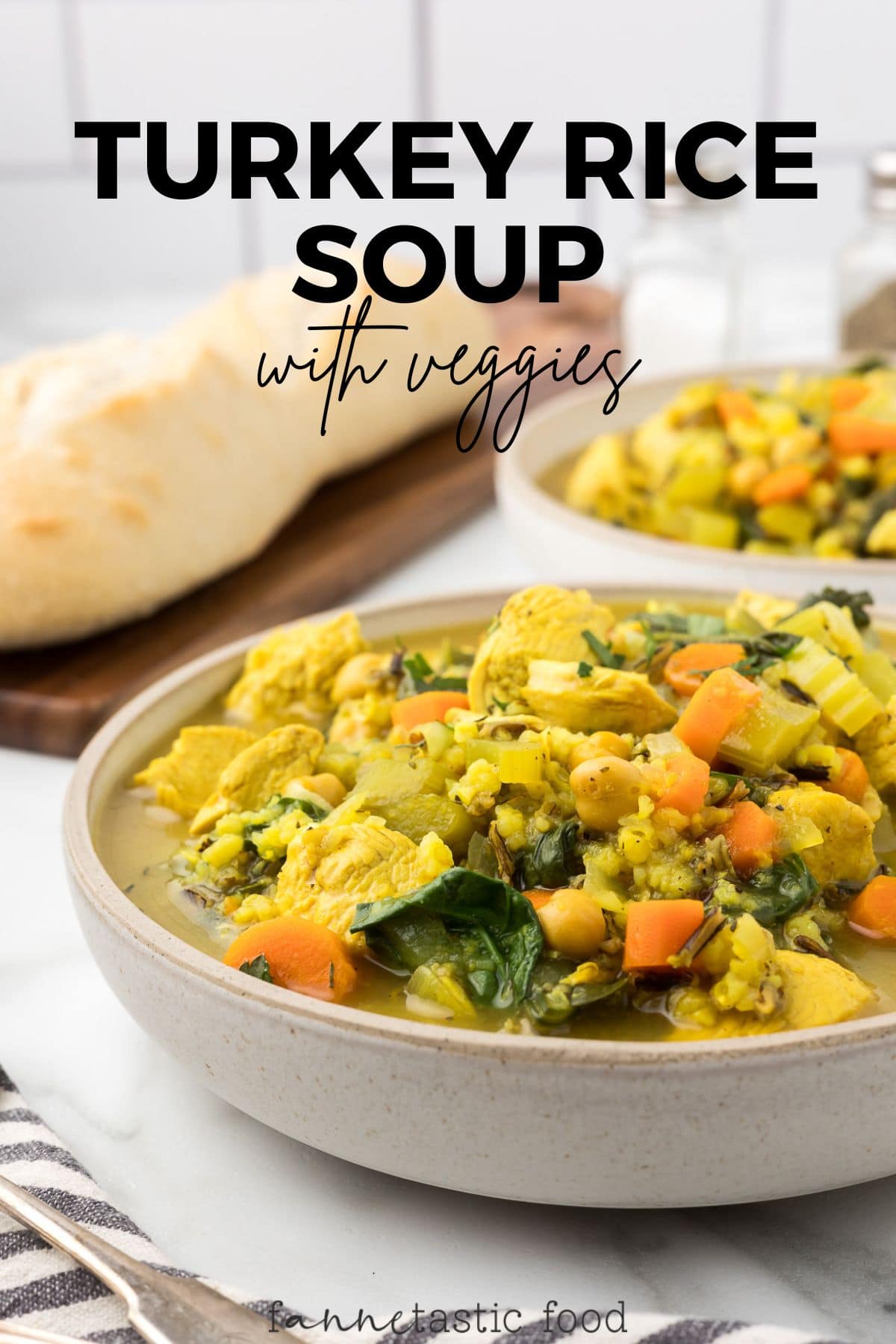 turkey rice soup with vegetables