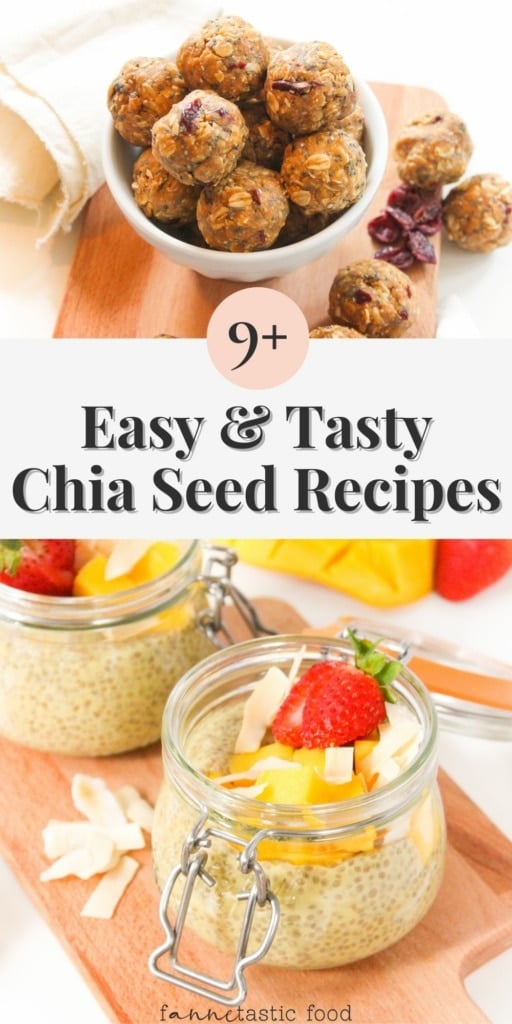 easy chia seed breakfast and snack recipes