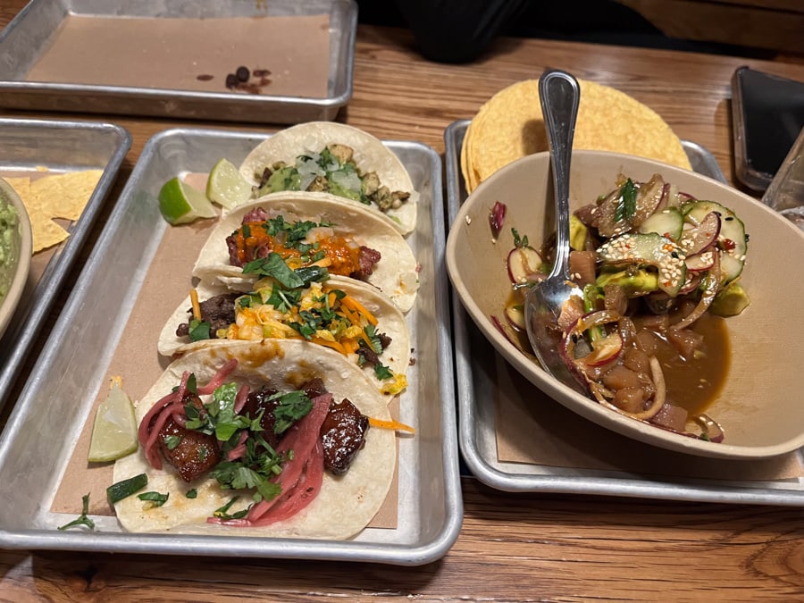 bartaco tacos and tuna poke
