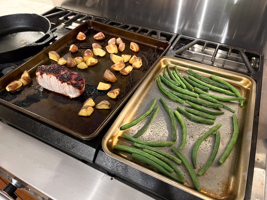 sheet pan pork roast