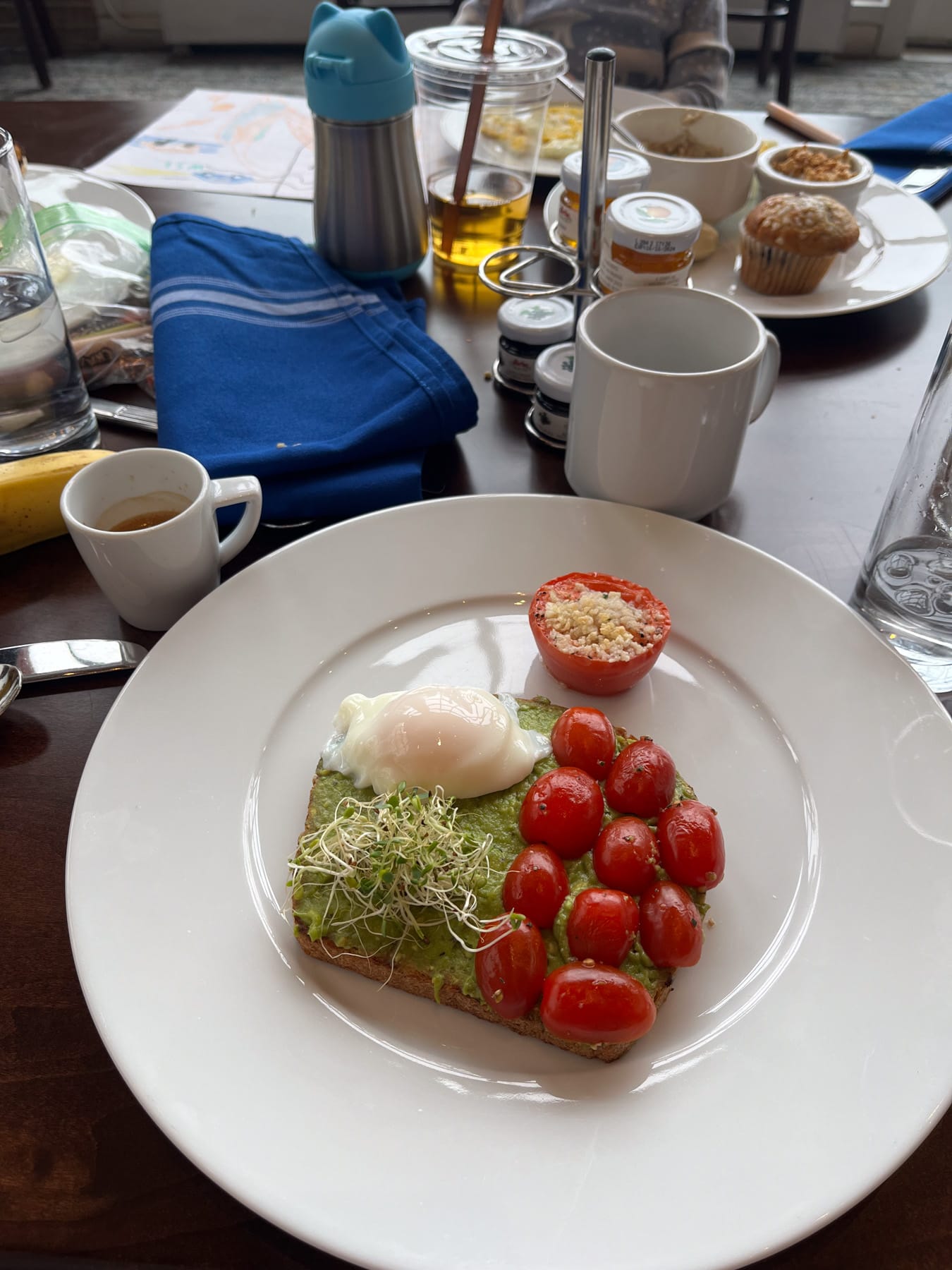 avocado toast from hyatt regency chesapeake bay