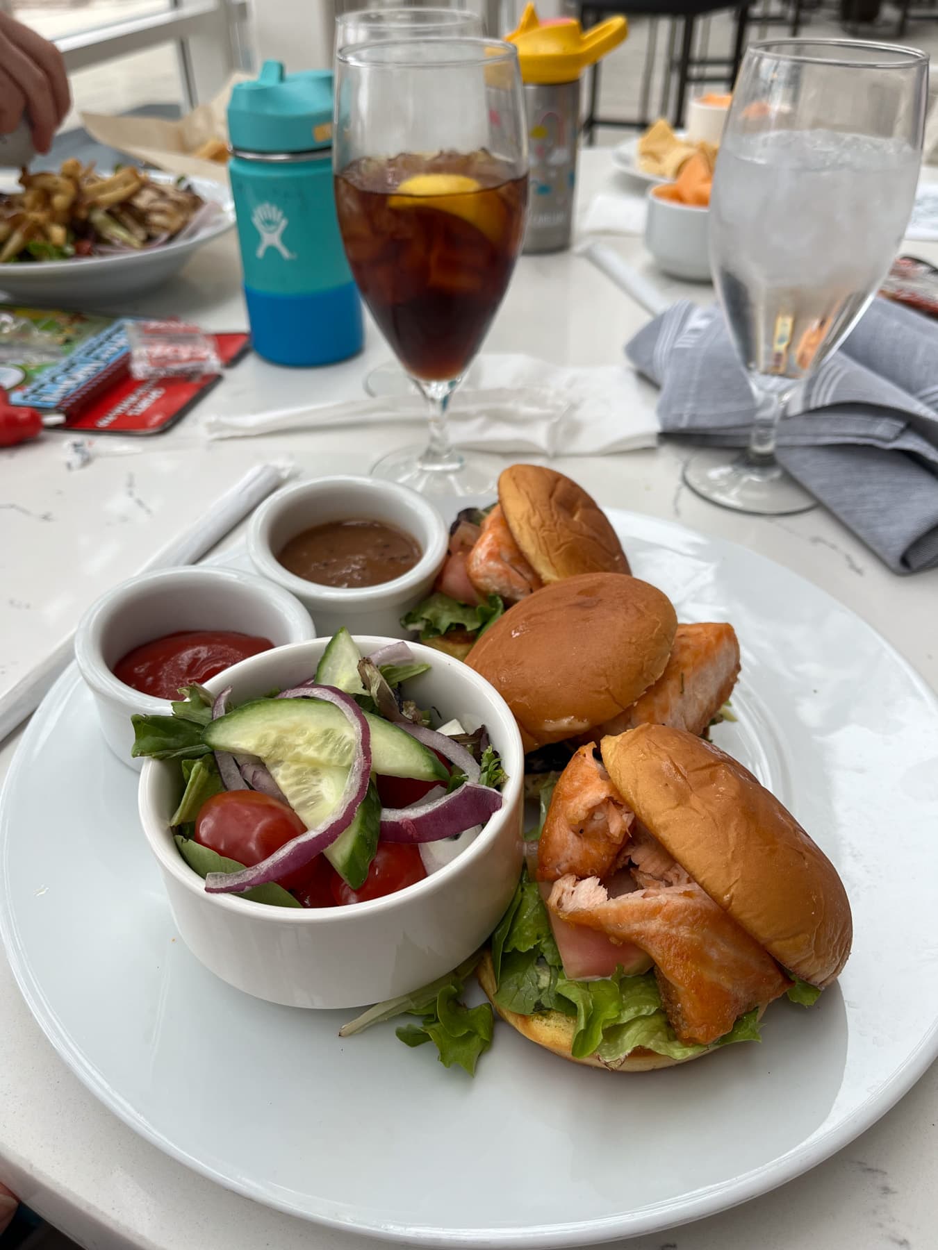 salmon sliders from hyatt regency chesapeake bay