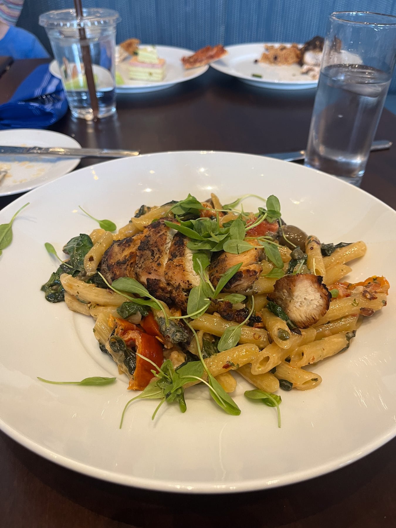 chicken pasta from hyatt regency chesapeake bay