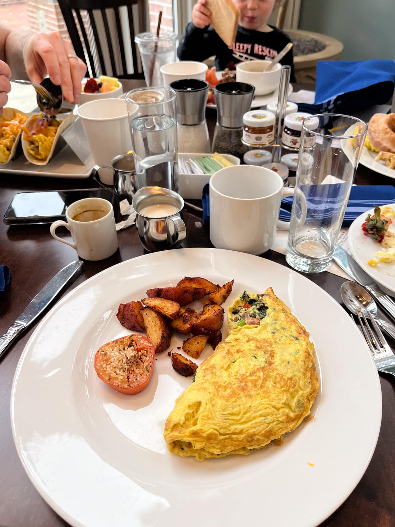 omelette from the hyatt regency chesapeake bay